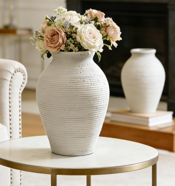 Terracotta Vase Set (2 Pieces) – Rustic Style Home Decor
